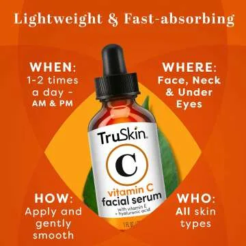 TruSkin Vitamin C Face Serum - Fight Dark Spots