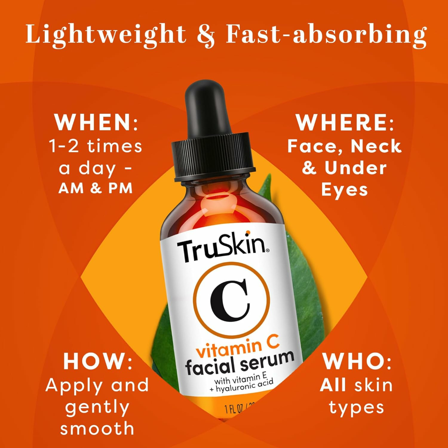 TruSkin Vitamin C Face Serum - Fight Dark Spots
