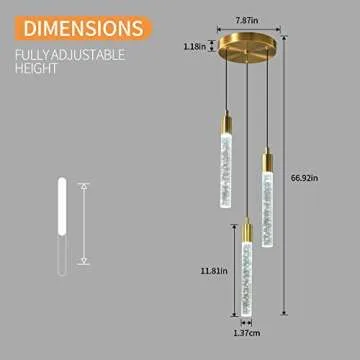 Modern Dimmable LED Pendant Light for Unique Spaces