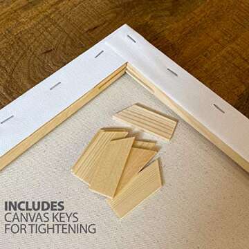 Milo Stretched Artist Canvas 24x30 4pk - Perfect for All Paints