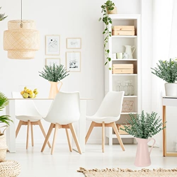 FEQO 90 Pcs Artificial Eucalyptus Stems for Home Decor