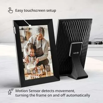 Nixplay Digital Touch Screen Picture Frame with WiFi - 10.1” Photo Frame, Connecting Families & Fr...