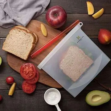 Durable HOMELUX THEORY Reusable Silicone Bags Set