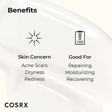 COSRX Snail Mucin 92% Moisturizer, Daily Repair Face Gel Cream Tube Type for Dry, Sensitive Skin, Not Tested on Animals, No Parabens, No Sulfates, No Phthalates, Korean Skincare (3.52Fl Oz / 100g)