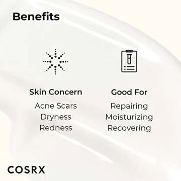 COSRX Snail Mucin 92% Moisturizer, Daily Repair Face Gel Cream Tube Type for Dry, Sensitive Skin, Not Tested on Animals, No Parabens, No Sulfates, No Phthalates, Korean Skincare (3.52Fl Oz / 100g)