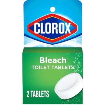 Clorox Ultra Clean Toilet Tablets Bleach - 2 Count Freshness Solution 3.5 Ounces Each