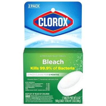 Clorox Ultra Clean Toilet Tablets - Efficient 3-Month Cleaner