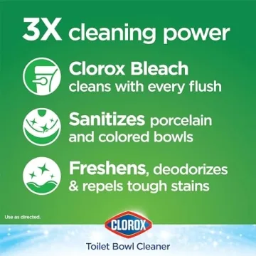 Clorox Ultra Clean Toilet Tablets - Efficient 3-Month Cleaner
