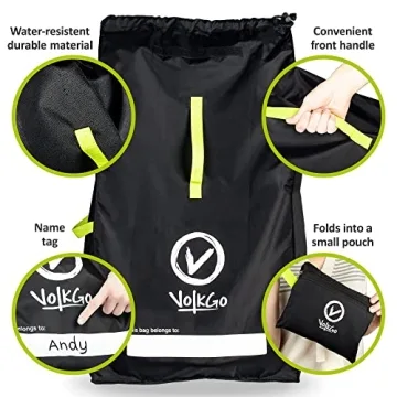 V VOLKGO Car Seat Travel Bag Easy Carry for Air Travel