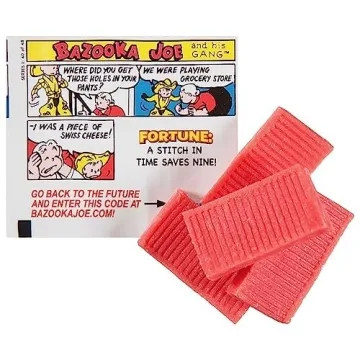 Bazooka Bubble Gum Classic Pink Chewing Gum for Kids