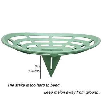 Jashem 10 Packs Melon Cradle Pumpkin Stand, Harvest Basket, Garden Support Plant Trellis for Cantaloupe Melon, Squash, Watermelon