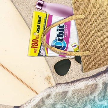 ORBIT Bubblemint Sugar Free Gum 180-Piece Resealable Pack