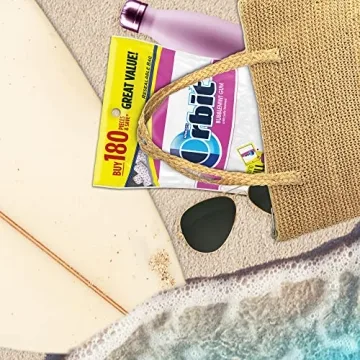 ORBIT Bubblemint Sugar Free Gum 180-Piece Resealable Pack