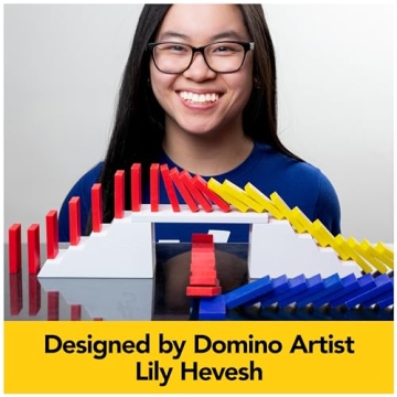 Spin Master H5 Domino Creations Set - 100 Neon Dominoes