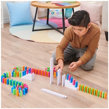 Spin Master H5 Domino Creations Set - 100 Neon Dominoes