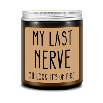 Homslover Funny My Last Nerve Candle for Unique Gifts