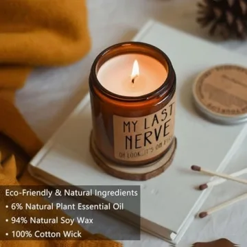 Homslover Funny My Last Nerve Candle for Unique Gifts