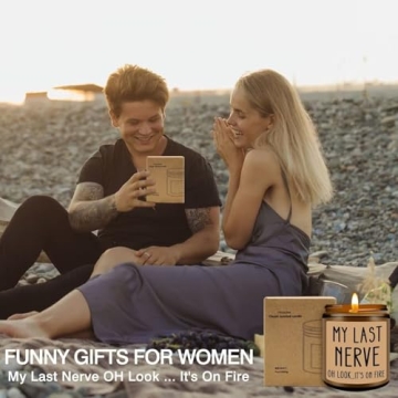 Homslover Funny My Last Nerve Candle for Unique Gifts