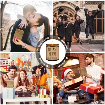 Homslover Funny My Last Nerve Candle for Unique Gifts