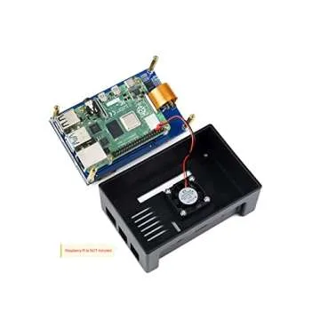 Waveshare 4.3 Inch Touch Screen DSI LCD with Case for Raspberry Pi 4B, 800×480 Resolution Monitor IPS Capacitive Screen Support Raspbian/Ubuntu/Kali/Retropie/WIN10 IoT