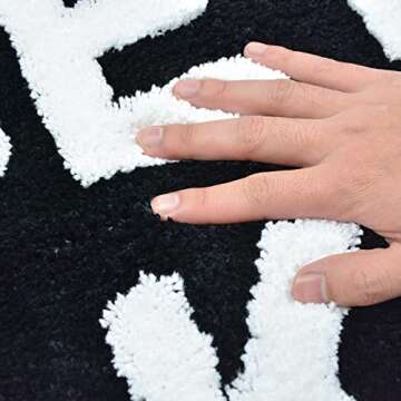 Zeeinx Get Naked Bath Mat Cute Bathroom Rugs Non Slip Microfiber Absorbent Bath Rugs Funny Bathroom ...