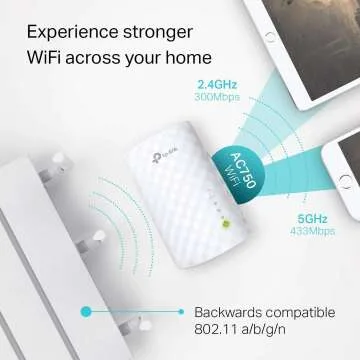 TP-Link AC750 WiFi Extender RE220 for Home Coverage