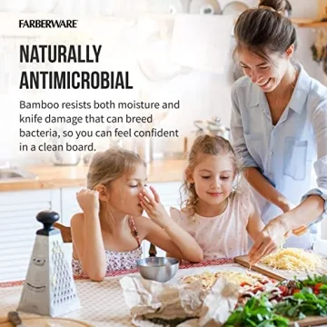 Farberware 3-Piece Eco-Friendly Bamboo Cutting Board Set