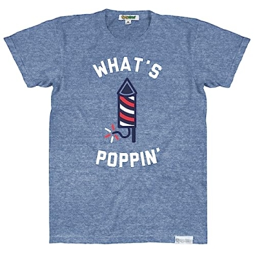 Tipsy Elves Patriotic Shirts for Men Comfy Casual American Flag Short Sleeve Mens 4th of July Summer...