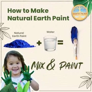 Natural Earth Paint Wooden Egg Kit for Eco-Friendly Easter Crafts