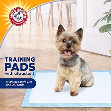 Arm & Hammer for Dogs Puppy Training Pads with Attractant | New & Improved Super Absorbent, Leak-Pro...