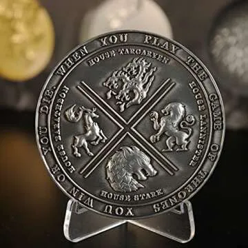 Fanattik Official Game of Thrones Medallion Limited Edition - GOT Collectible - Only 5000 Worldwide - GOT Gifts