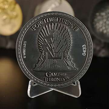 Fanattik Official Game of Thrones Medallion Limited Edition - GOT Collectible - Only 5000 Worldwide - GOT Gifts