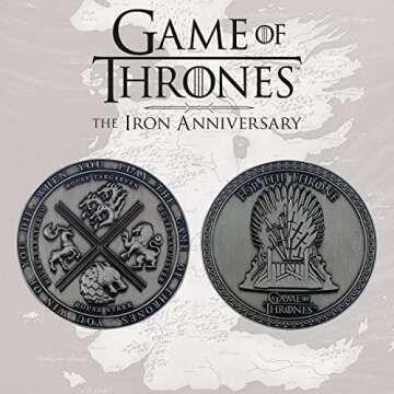 Fanattik Official Game of Thrones Medallion Limited Edition - GOT Collectible - Only 5000 Worldwide - GOT Gifts