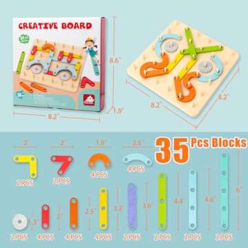 MENG YANG Montessori Toys for 2 3 4 Year Old,35 Pcs Alphabet Puzzle and Number Blocks Toys Set,Fine Motor Skills Toys for 2-5 Year Old,Toddler STEM Wooden Letters Pegboard Toy,Kids Gifts (Wooden)
