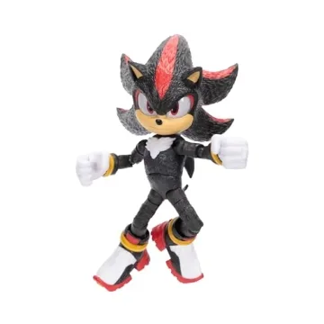 Sonic 3 Movie Action Figure Shadow 5-Inch Collector Toy