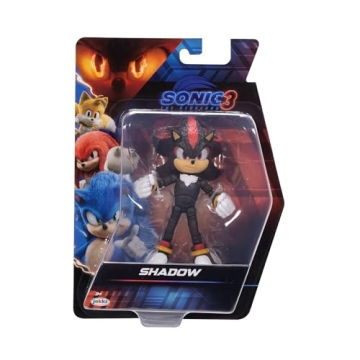 Sonic 3 Movie Action Figure Shadow 5-Inch Collector Toy
