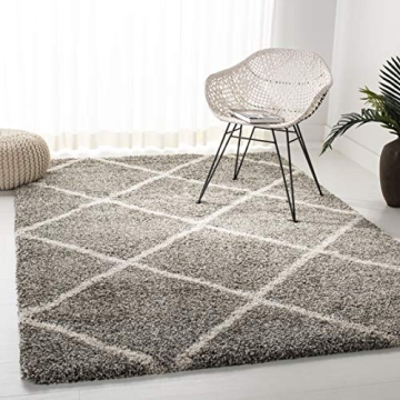 SAFAVIEH 6x9 Hudson Shag Rug - Non-Shedding, Modern Design