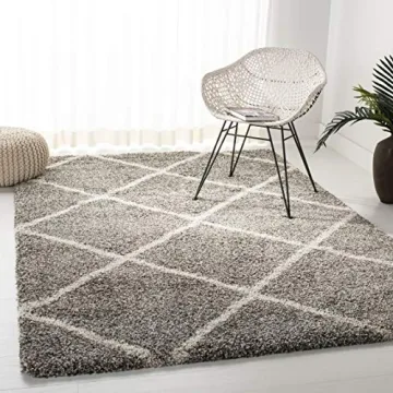 SAFAVIEH 6x9 Hudson Shag Rug - Non-Shedding, Modern Design