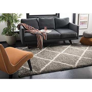 SAFAVIEH 6x9 Hudson Shag Rug - Non-Shedding, Modern Design