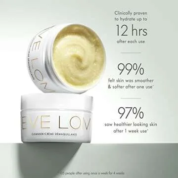 EVE LOM The Original Balm Cleanser - Facial Cleansing Balm - 5-in-1 Facial Cleanser & Muslin Cloth - Deep Cleansing & Gentle Exfoliation, Hydrating Skin Benefits, Removes Waterproof Make-Up - 100 ml