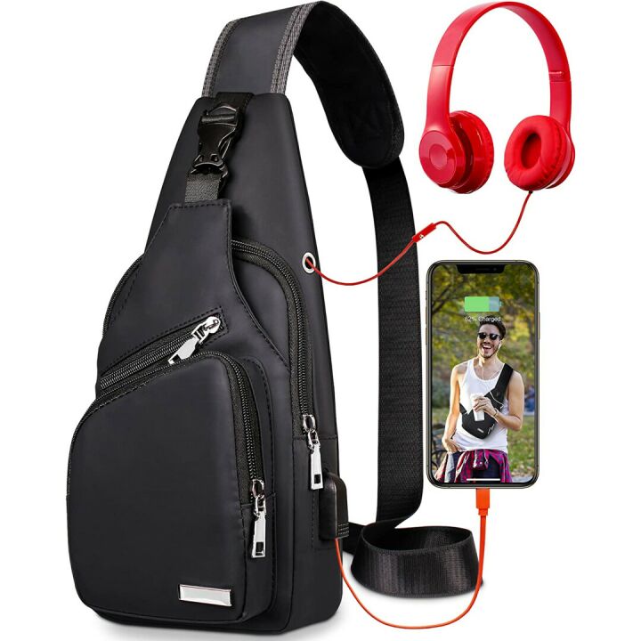 Waterproof Sling Backpack for Hiking & Daily Use