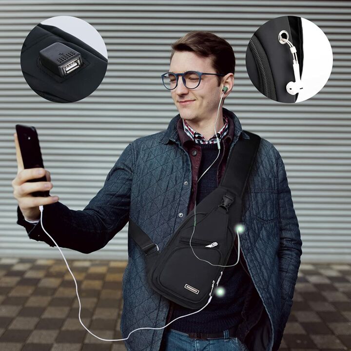 Waterproof Sling Backpack for Hiking & Daily Use