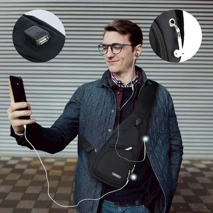 Waterproof Sling Backpack for Hiking & Daily Use