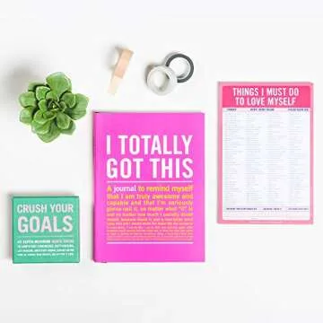 Knock Knock Crushing with Goals Motivational Quote Deck