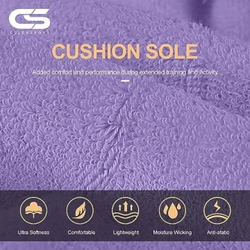 Comfortable CS CELERSPORT Ankle Athletic Socks - 6 Pairs