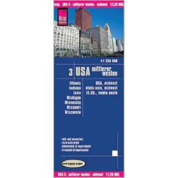 Travel Know-How USA - Midwest Map Set for Adventure Seekers