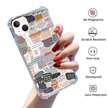 Eurdosmk Bible Verses Aesthetic Case for iPhone 13