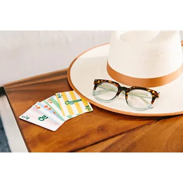 Peepers by PeeperSpecs Oprah's Favorite Women's Showbiz Oversized Blue Light Blocking Reading Glasses - Tortoise/Green +1.75