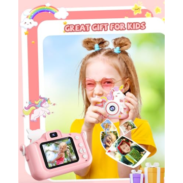 Kikapabi Unicorn Kids Camera for Creative Kids