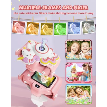 Kikapabi Unicorn Kids Camera for Creative Kids